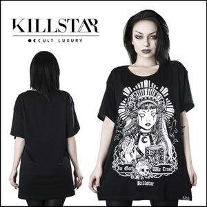 Killstar In Goth We Trust relaxed tee